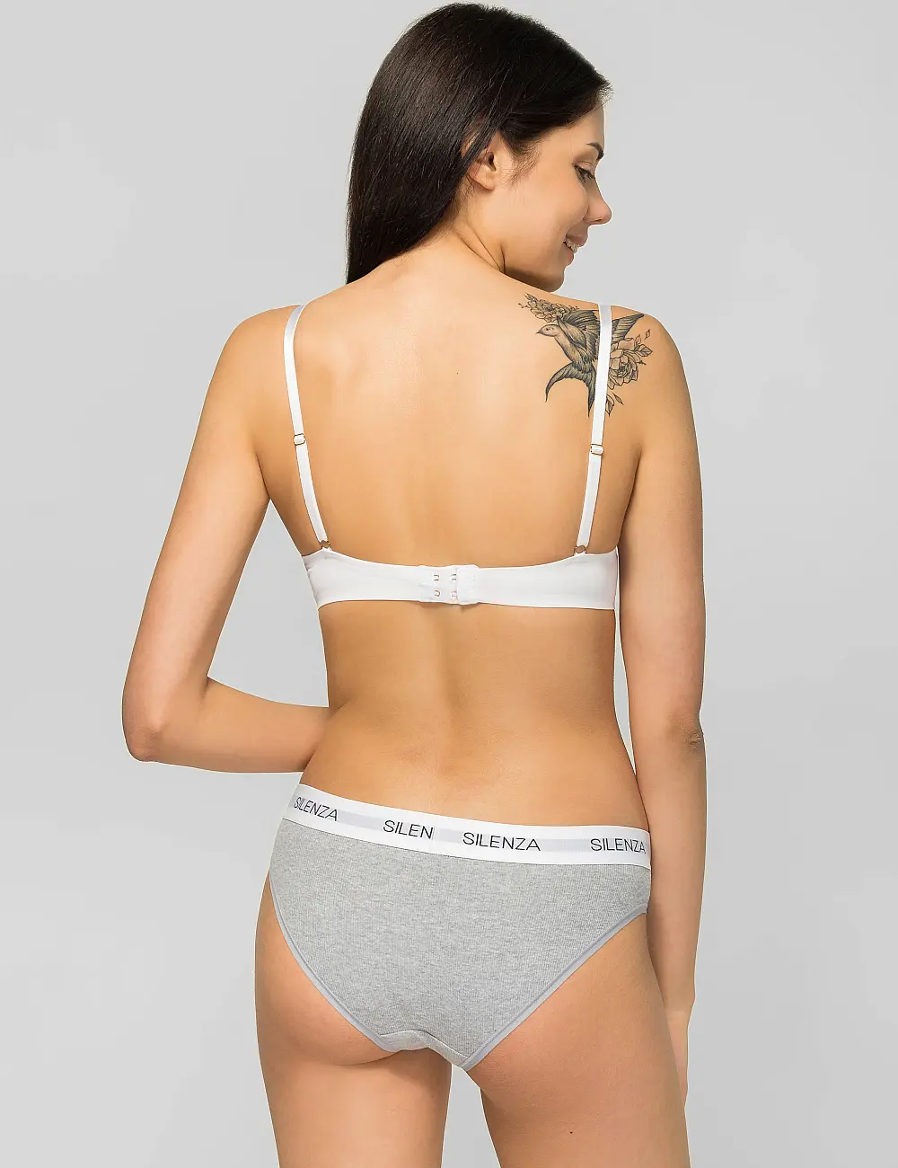 Majtki bikini 201K szare