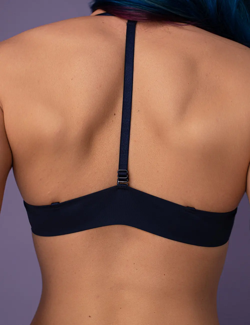 Biustonosz push-up 067C granatowy