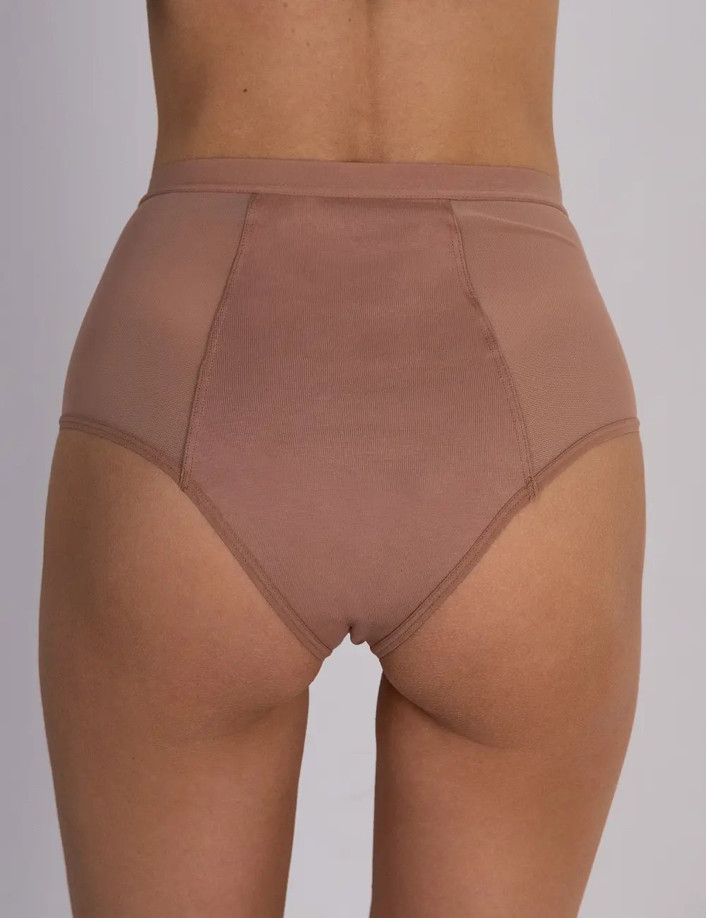 Majtki menstruacyjne figi bawełniane 201S nude