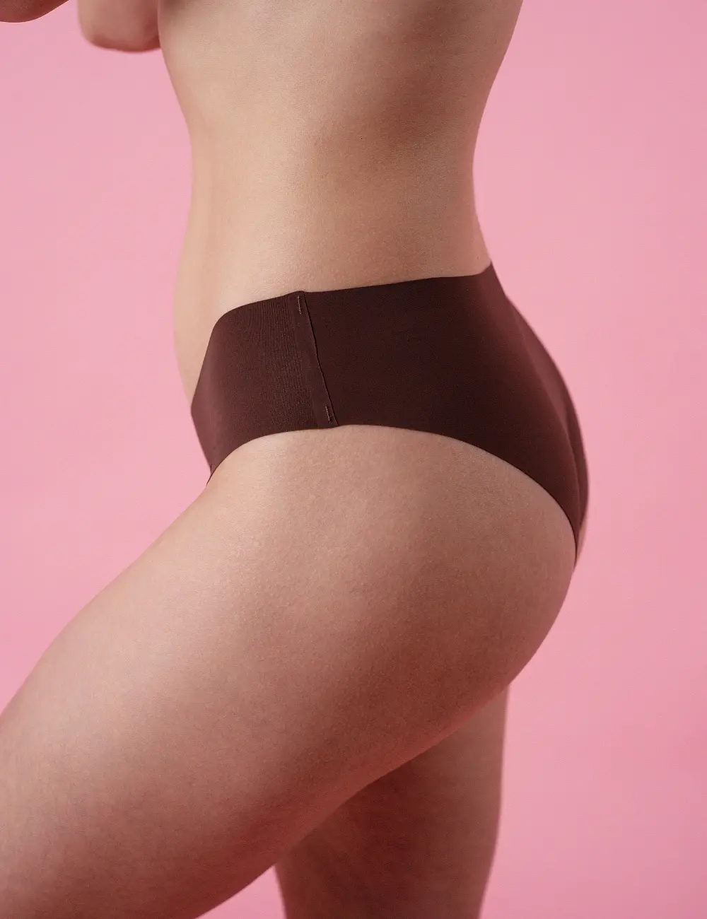 Majtki figi 001FN (3 szt) czarny/taupe/ciemny nude