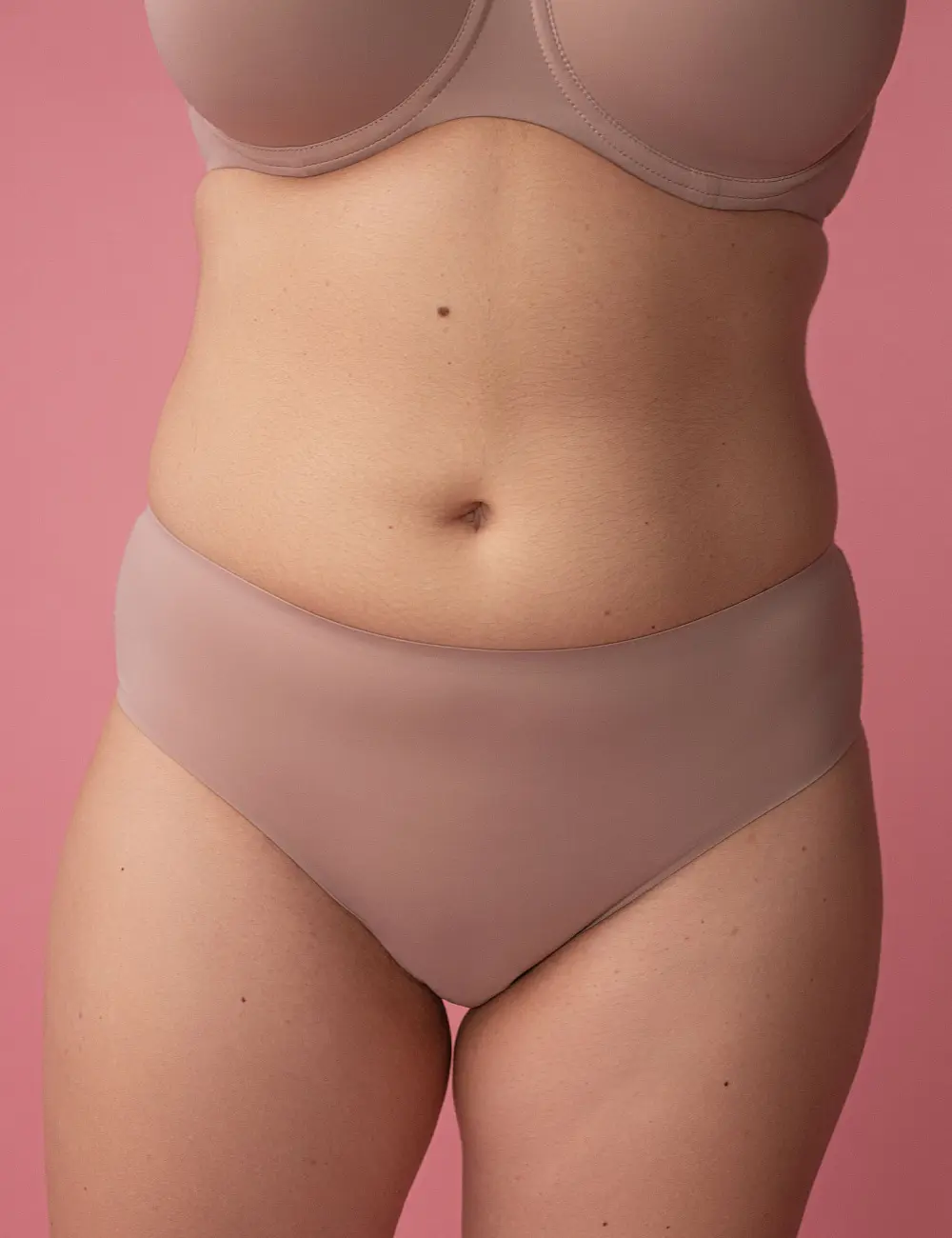 Majtki brief 003C blady róż