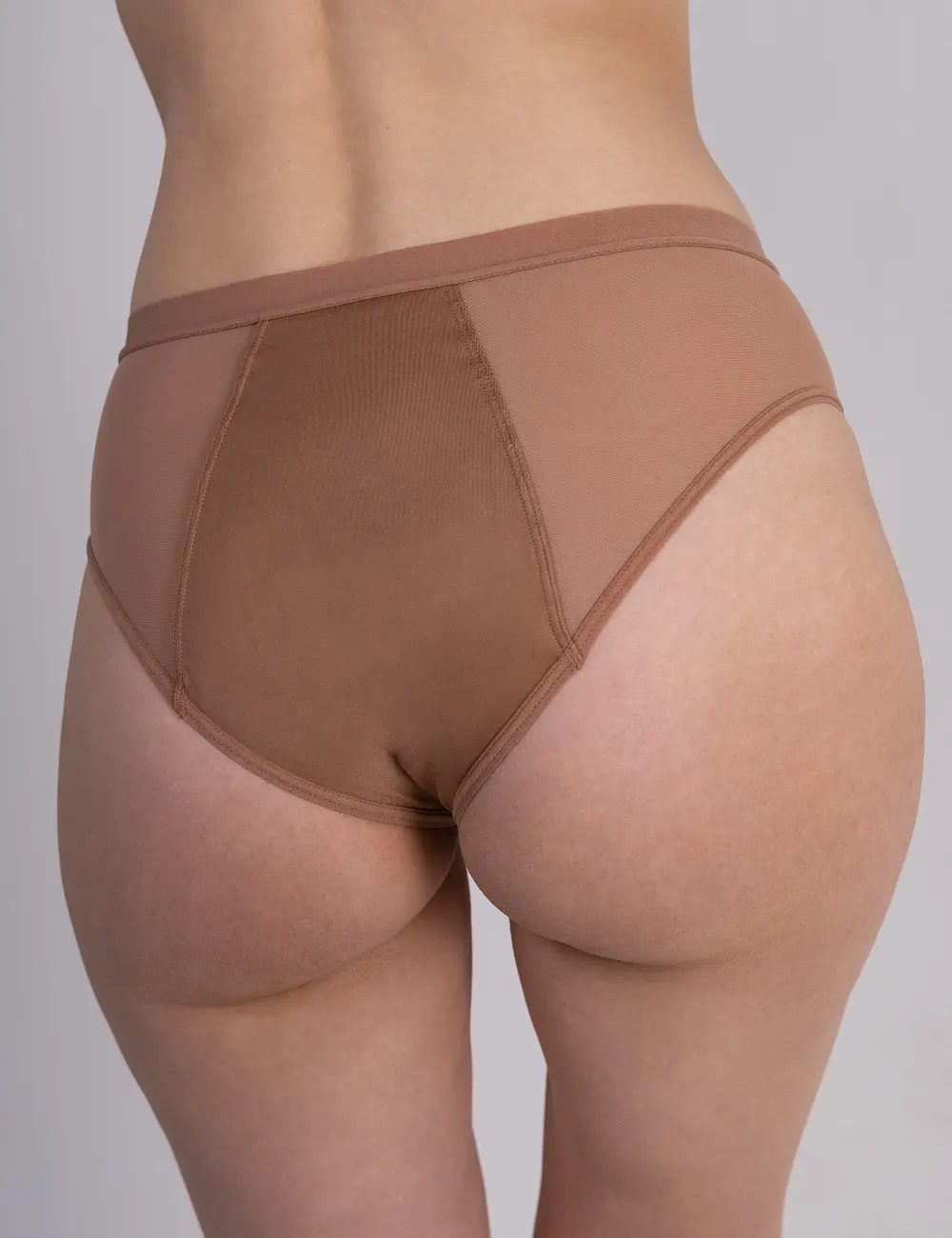 Majtki menstruacyjne figi z mikrofibry 203S nude