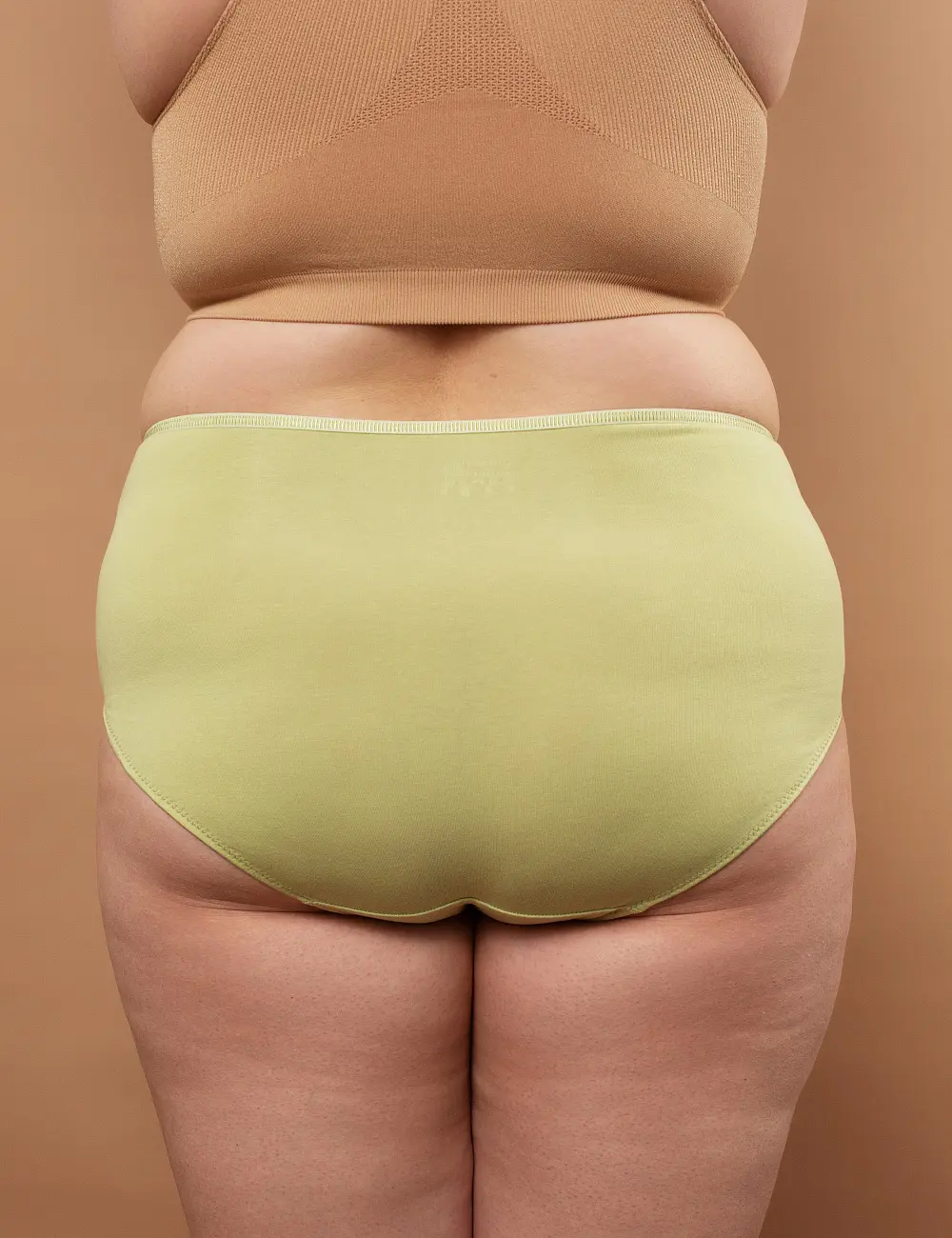 Majtki figi wysokie 101BS (2 szt.) khaki/biały