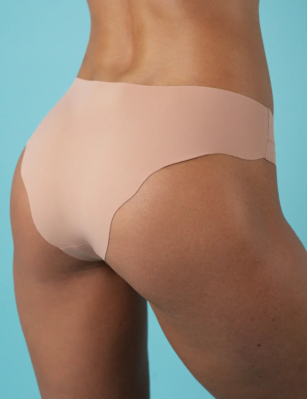 Majtki figi 011FN (3 szt) czarny/taupe/ciemny nude