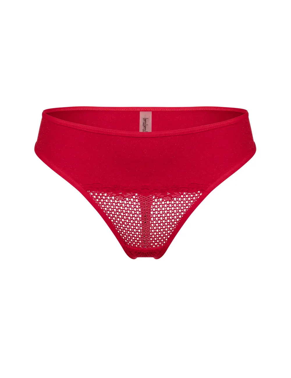 Majtki stringi 002LS czerwone
