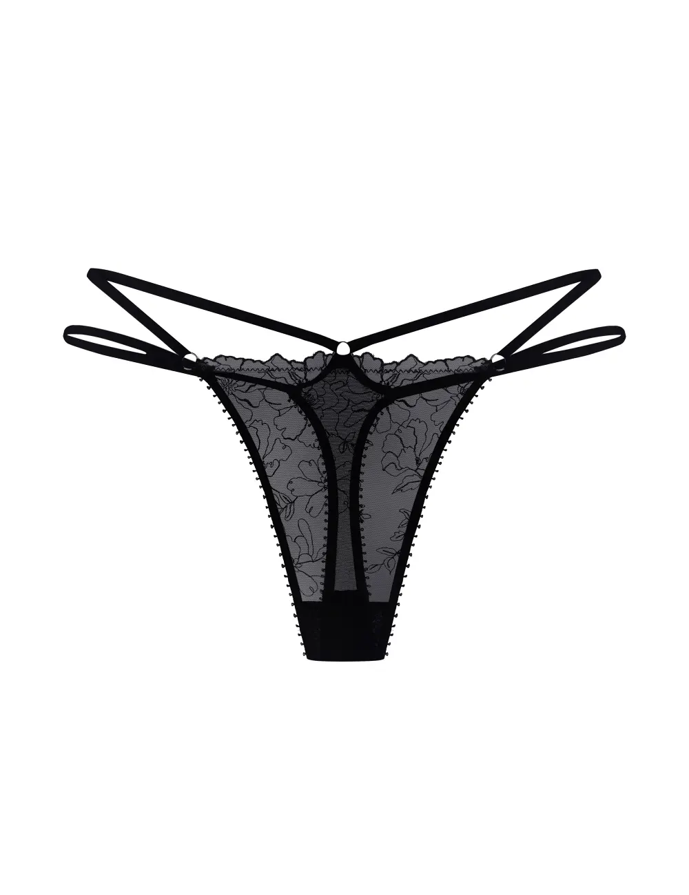 Stringi 002SR czarne