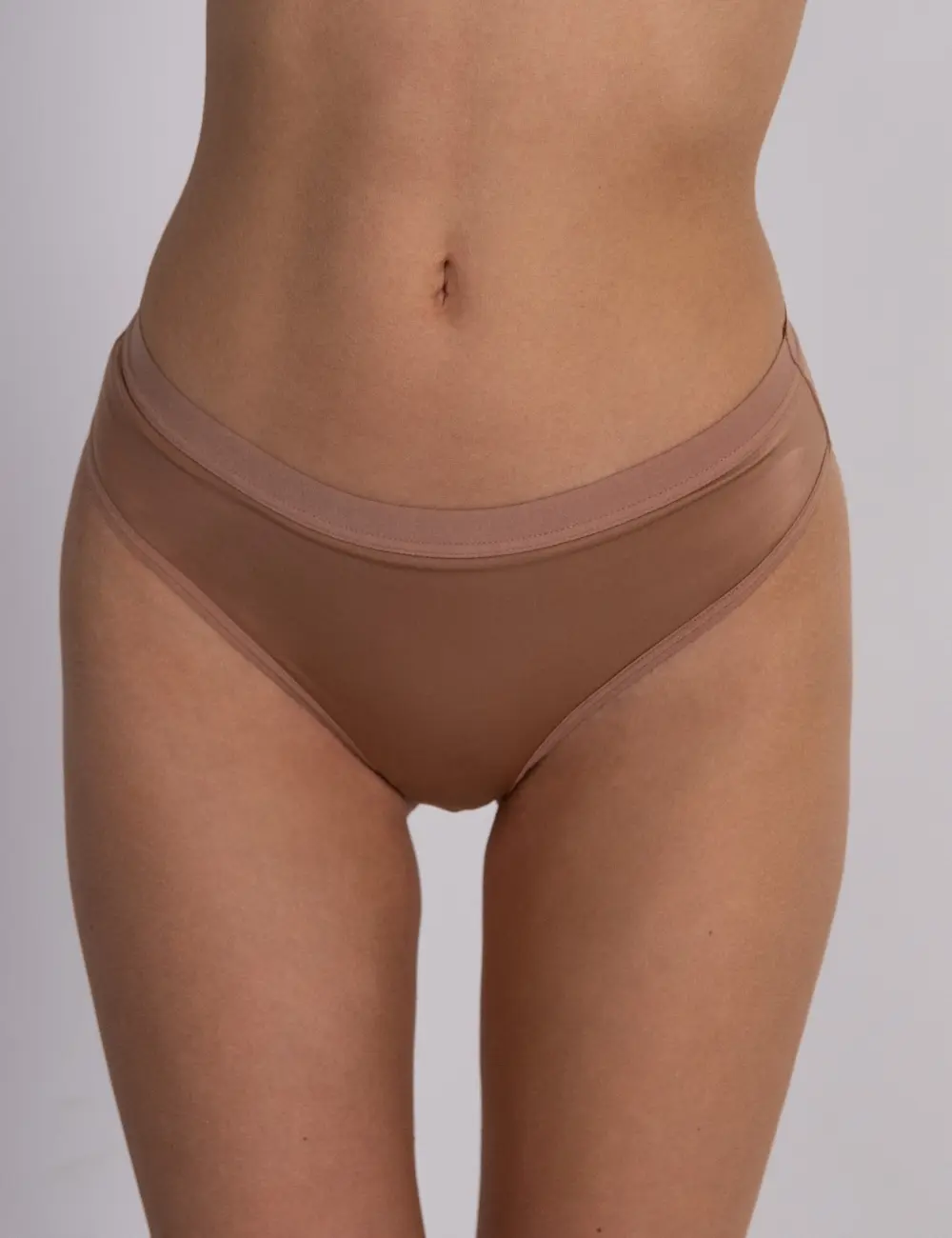 Majtki menstruacyjne bikini z mikrofibry 206S nude
