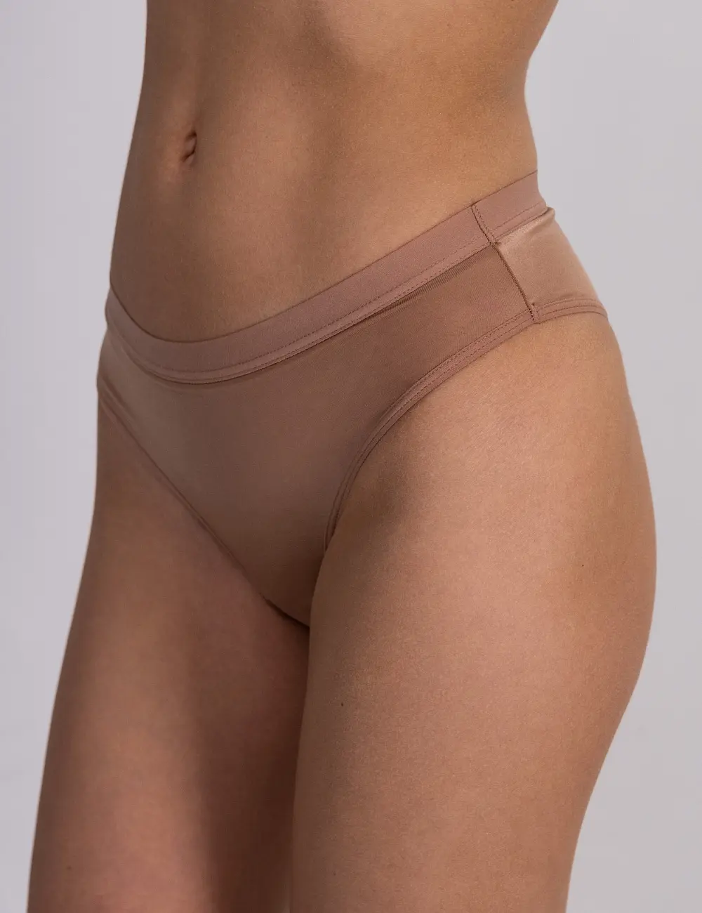 Majtki menstruacyjne bikini z mikrofibry 206S nude