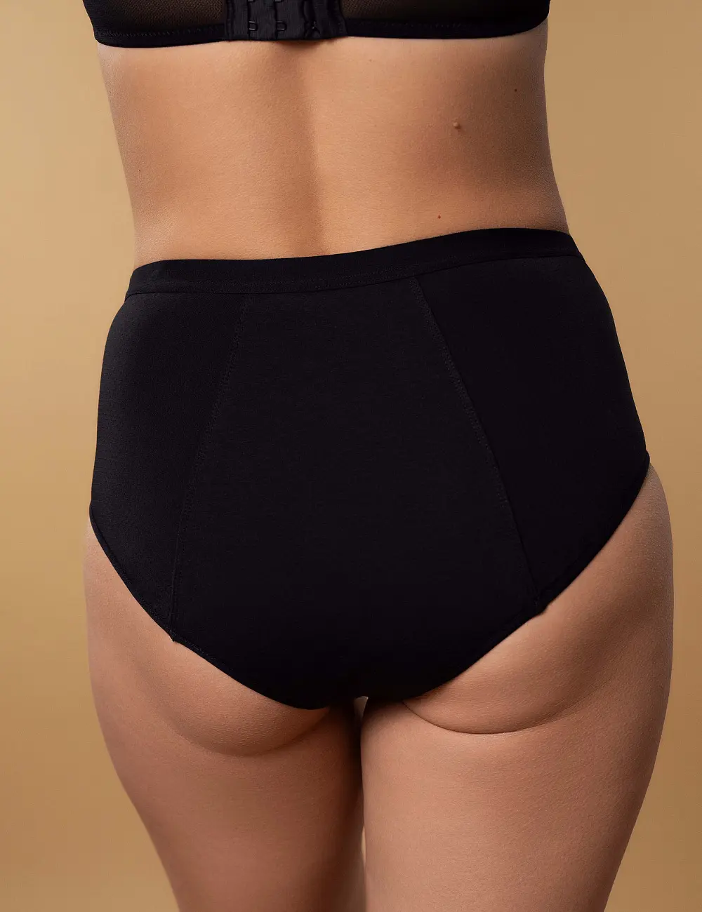 Majtki figi wysokie menstruacyjne 101ST czarne