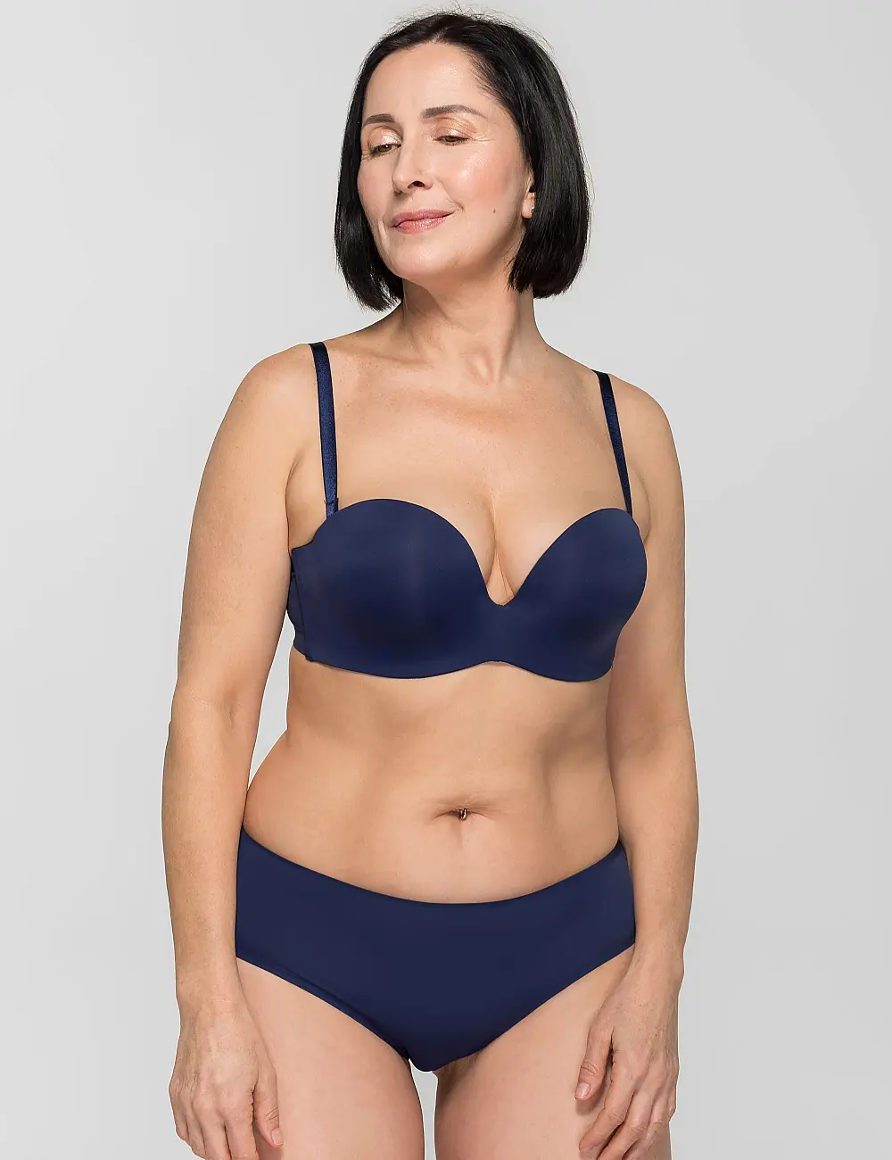 Biustonosz push-up 225C granatowy