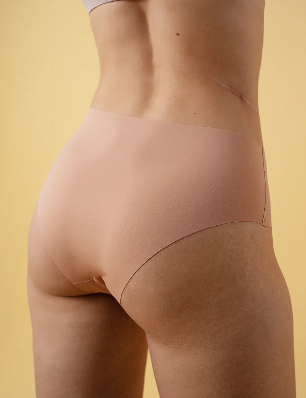 Majtki figi wysokie 101FN (3 szt) czarny/taupe/ciemny nude
