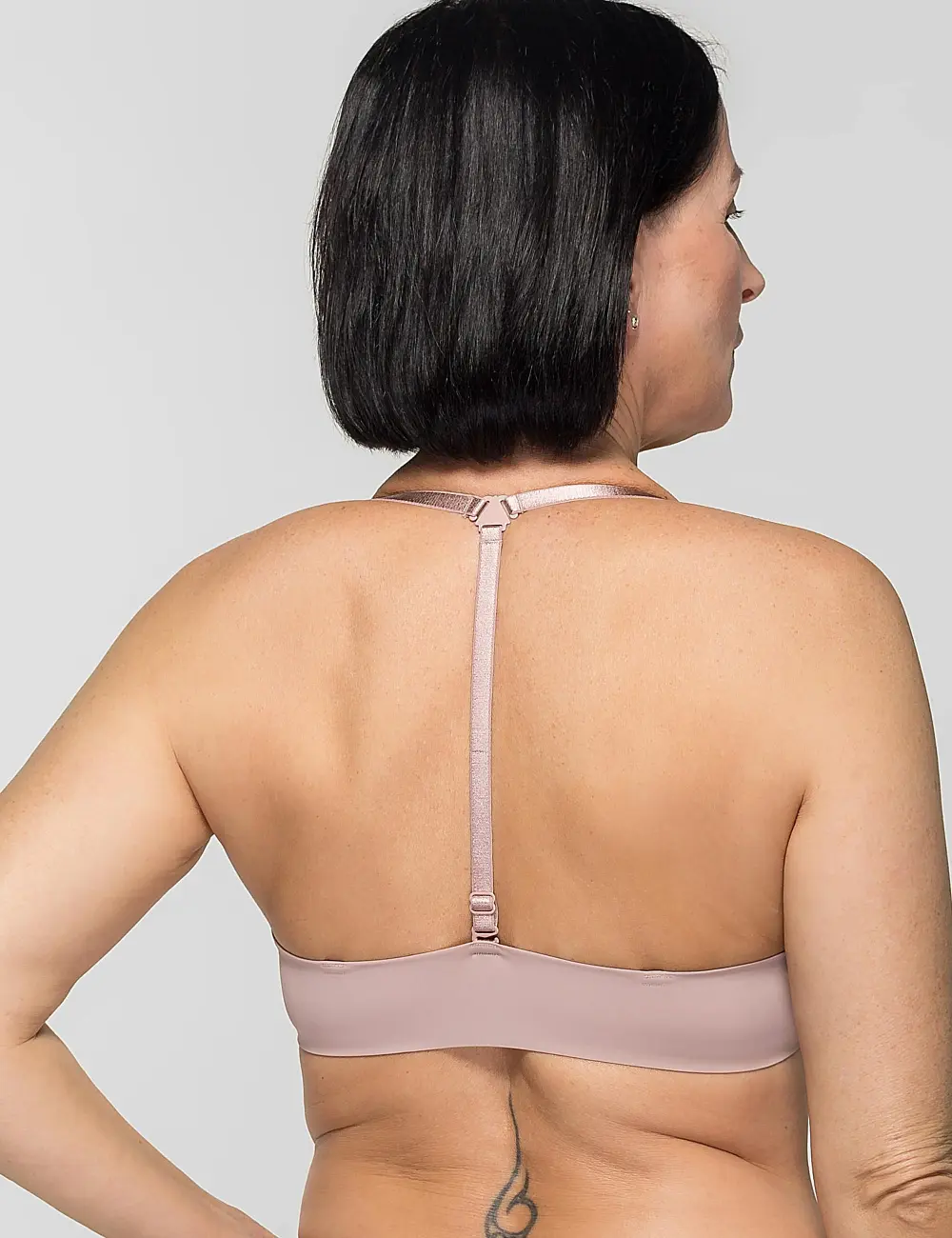 Biustonosz push-up 067C blady róż