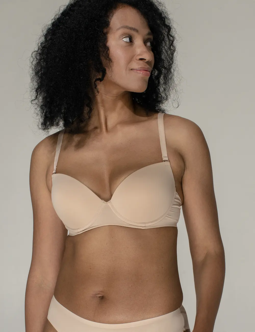 Biustonosz push-up 076C nude