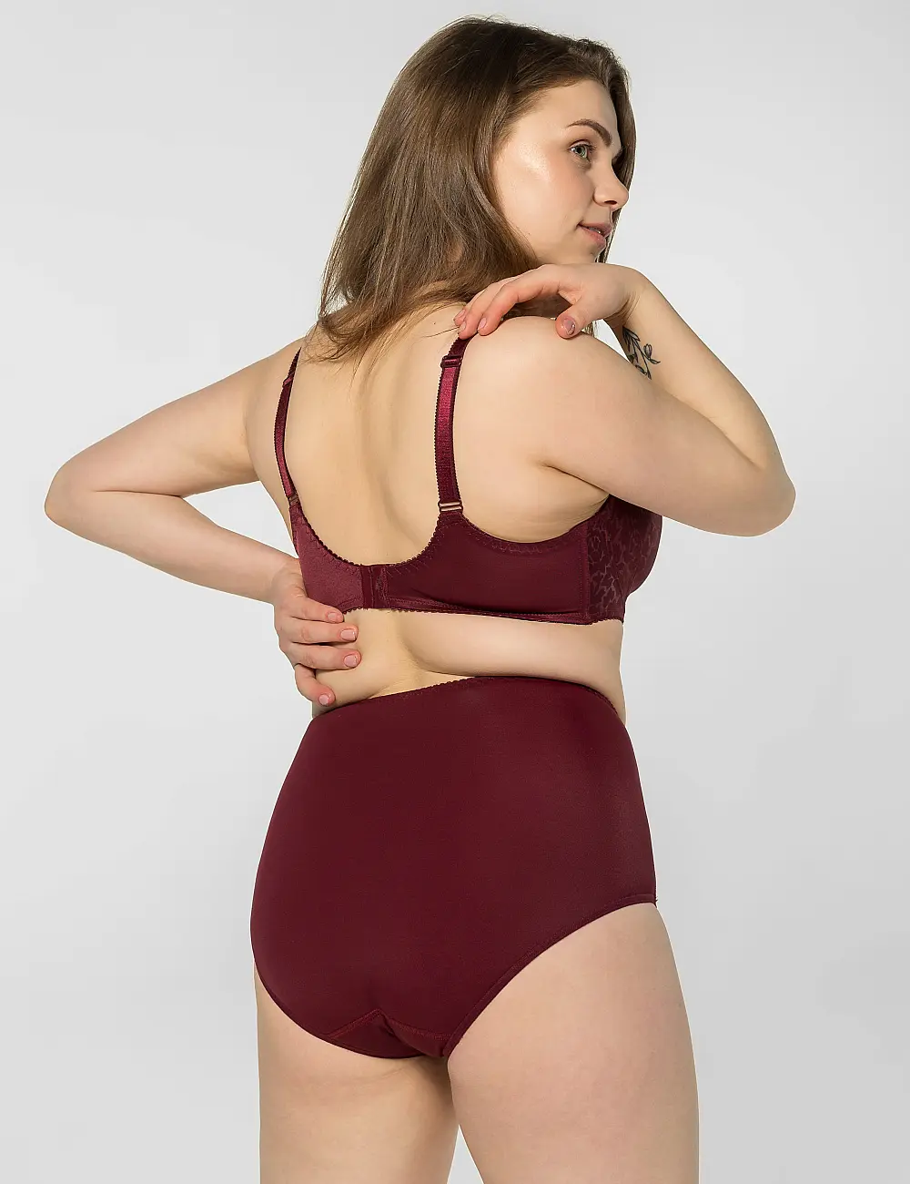Majtki figi 615S burgundia