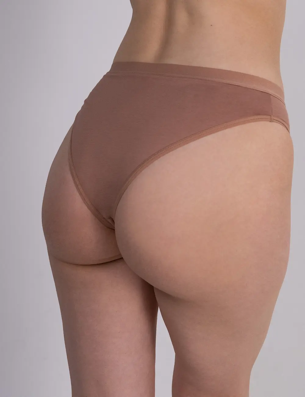 Majtki menstruacyjne bikini bawełniane 204S nude