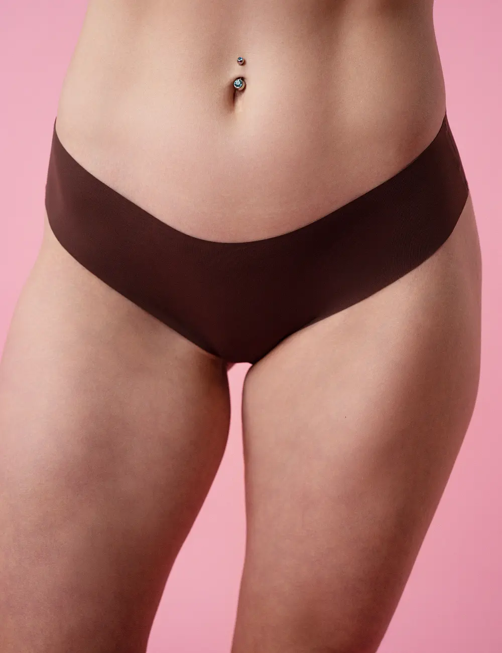 Majtki figi 001FN (3 szt) czarny/taupe/ciemny nude