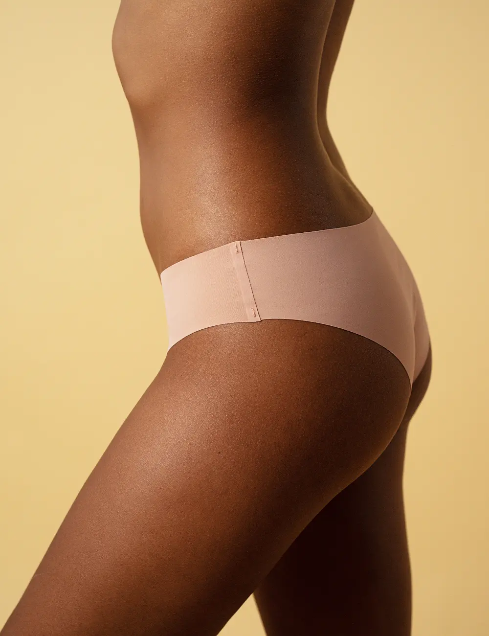 Majtki figi 001FN (3 szt) czarny/taupe/ciemny nude