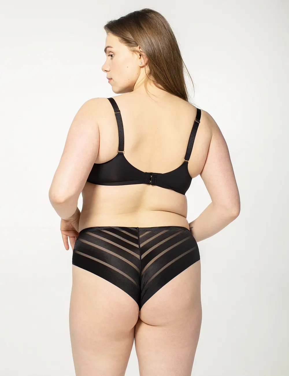 Majtki brief 004C czarne