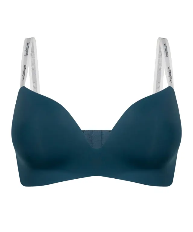 Biustonosz z formowaną miseczką 115C akwamaryna