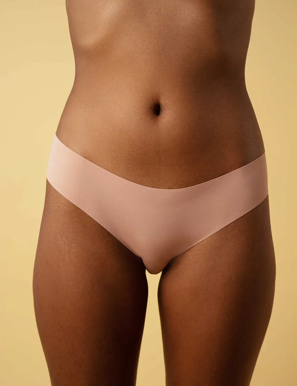 Majtki figi 001FN (3 szt) czarny/taupe/ciemny nude