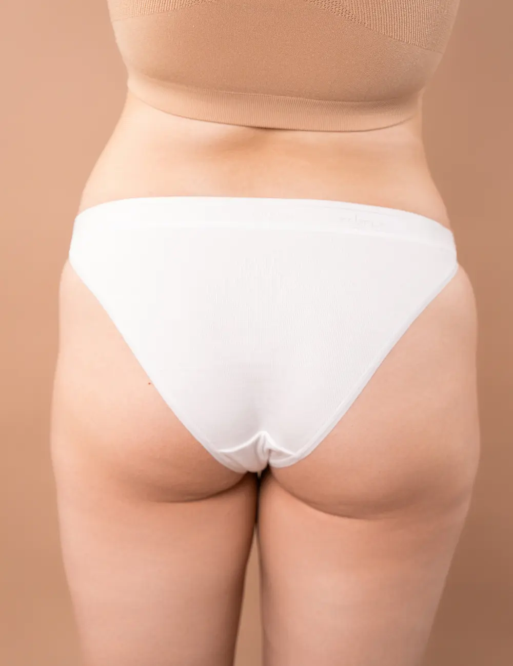 Majtki tanga 305K (2 szt.) biały/liliowy
