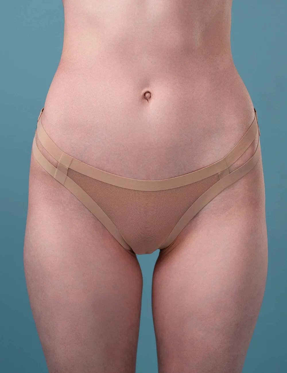 Majtki bikini 004SC beżowe