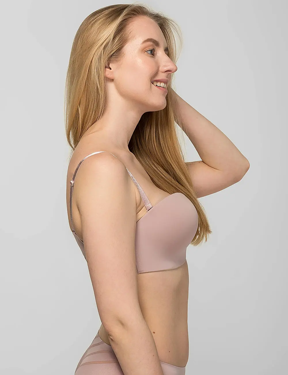 Biustonosz push-up 225C blady róż