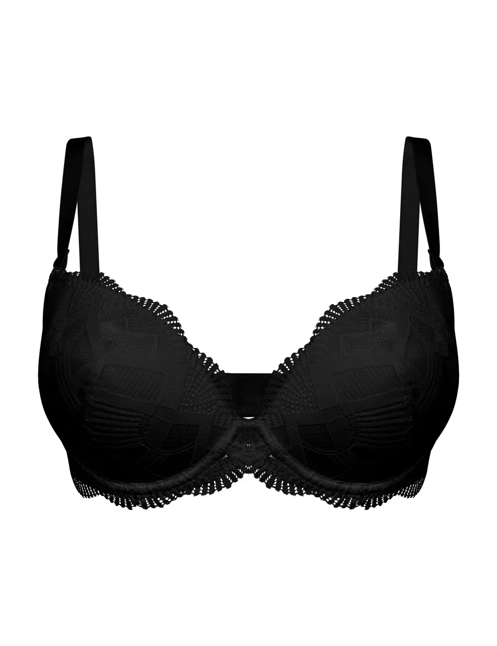 Biustonosz push-up 076EK czarny