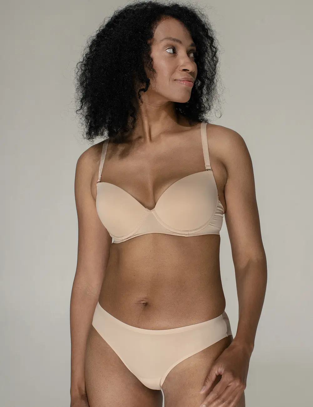 Biustonosz push-up 076C nude