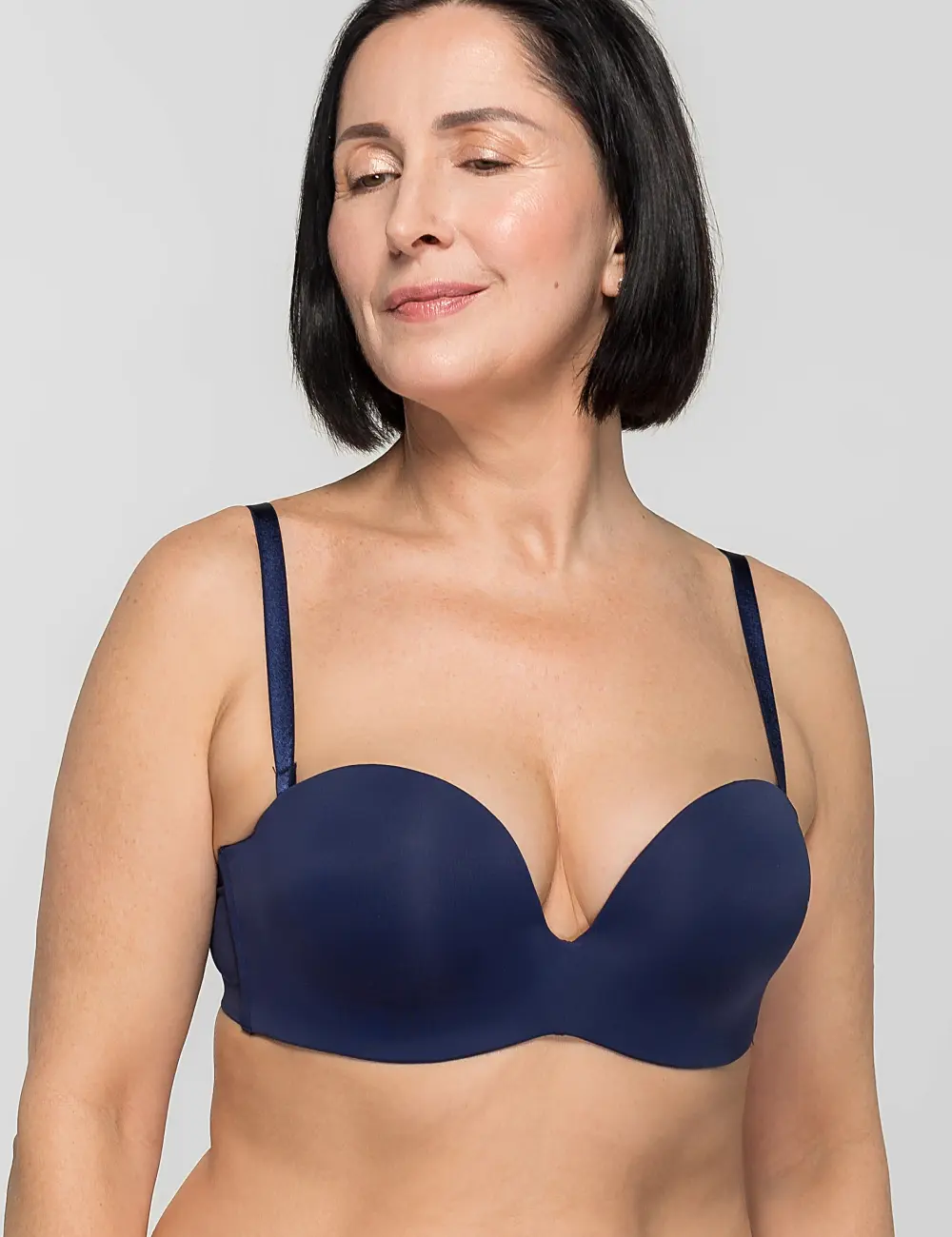 Biustonosz push-up 225C granatowy
