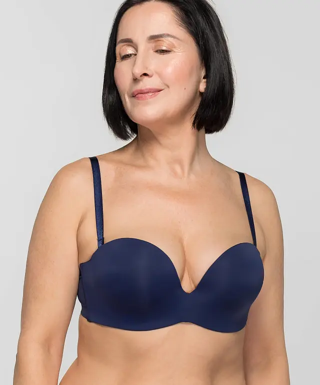 Biustonosz push-up 225C granatowy
