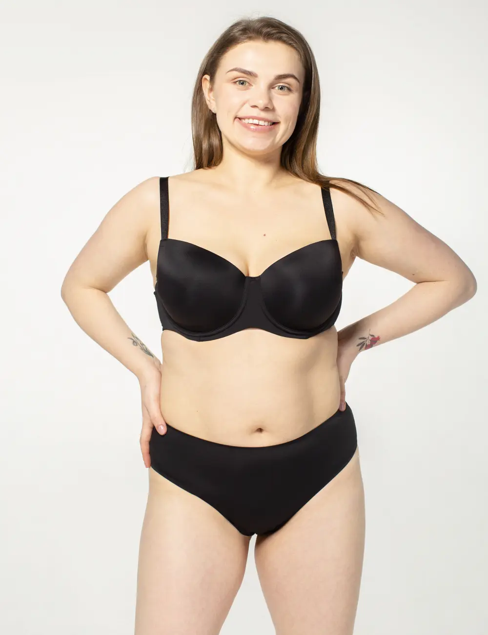 Majtki brief 004C czarne