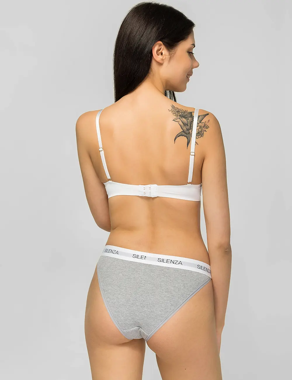 Majtki tanga 205K szare