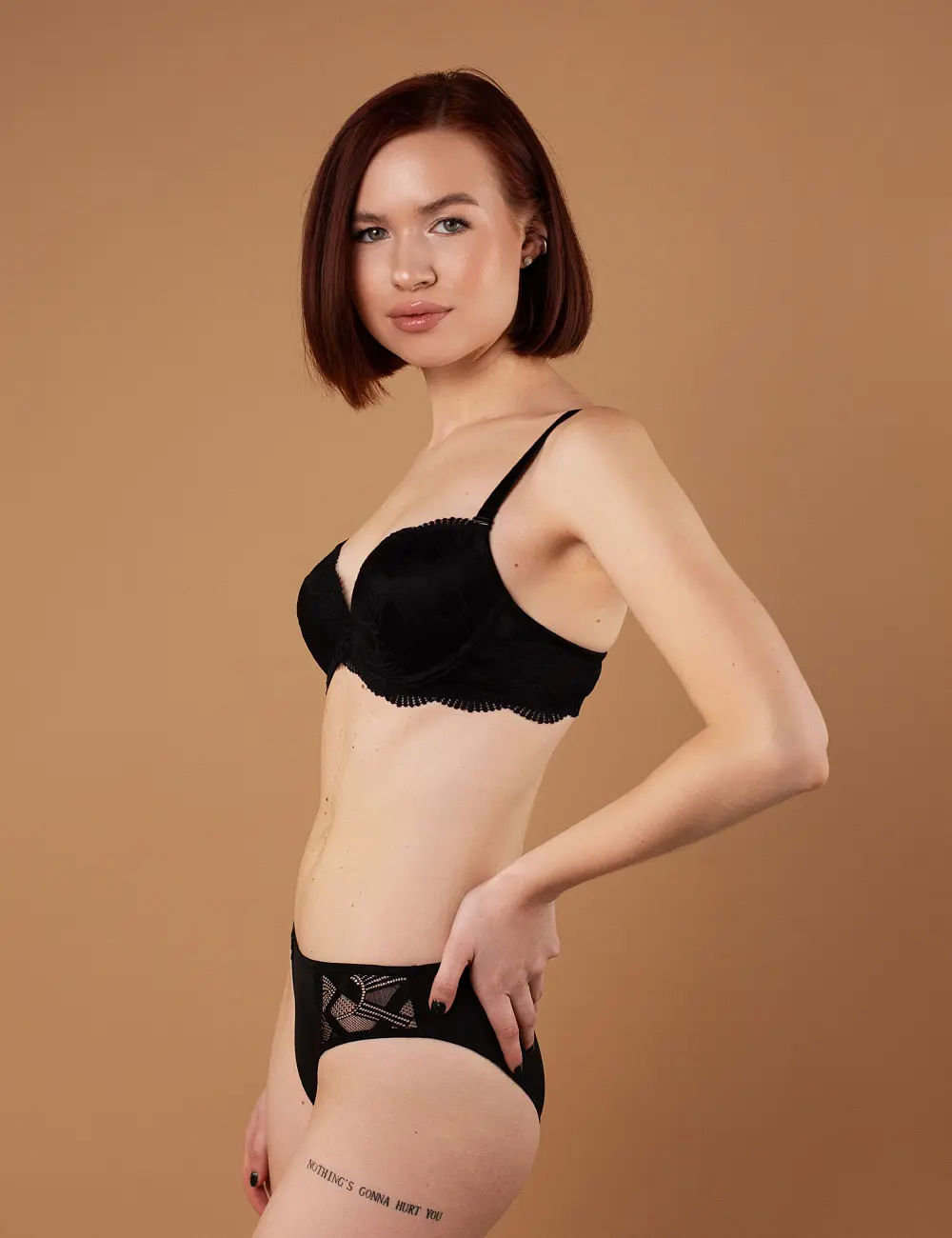 Biustonosz push-up 076EK czarny