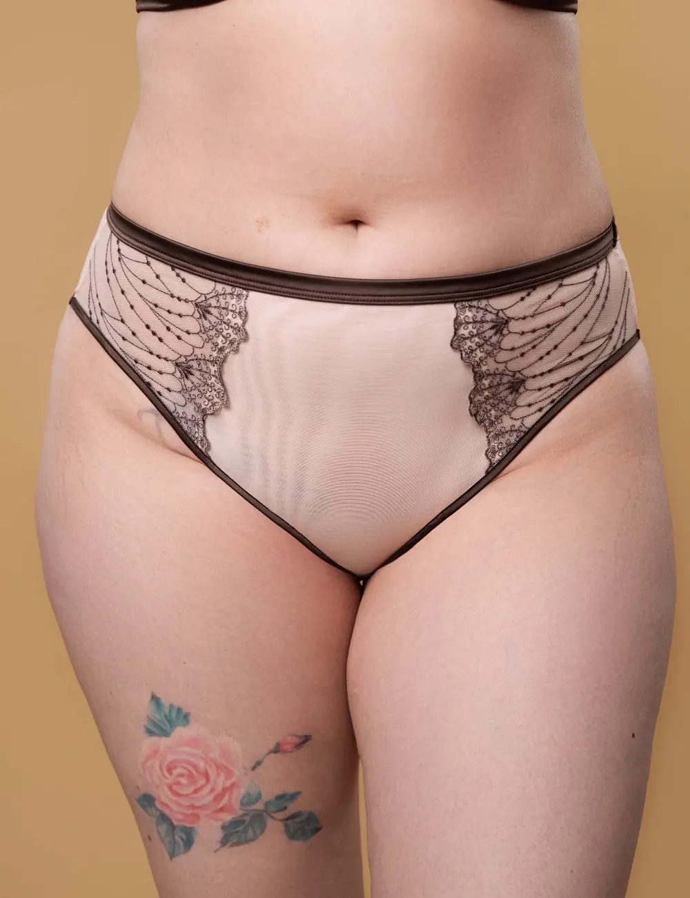 Majtki figi wysokie 121LB grafit