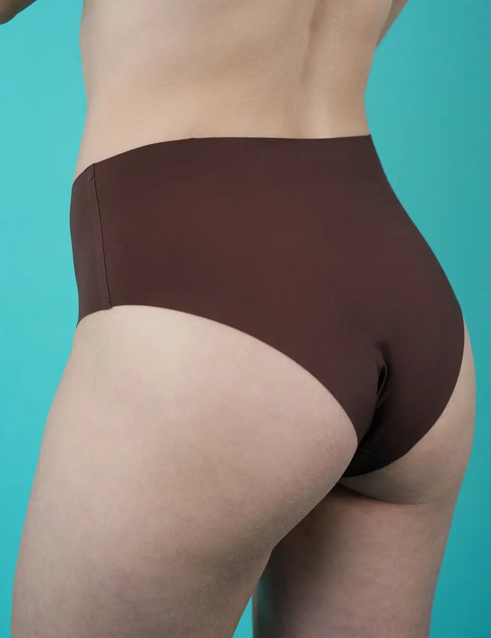 Majtki figi wysokie 101FN (3 szt) czarny/taupe/ciemny nude