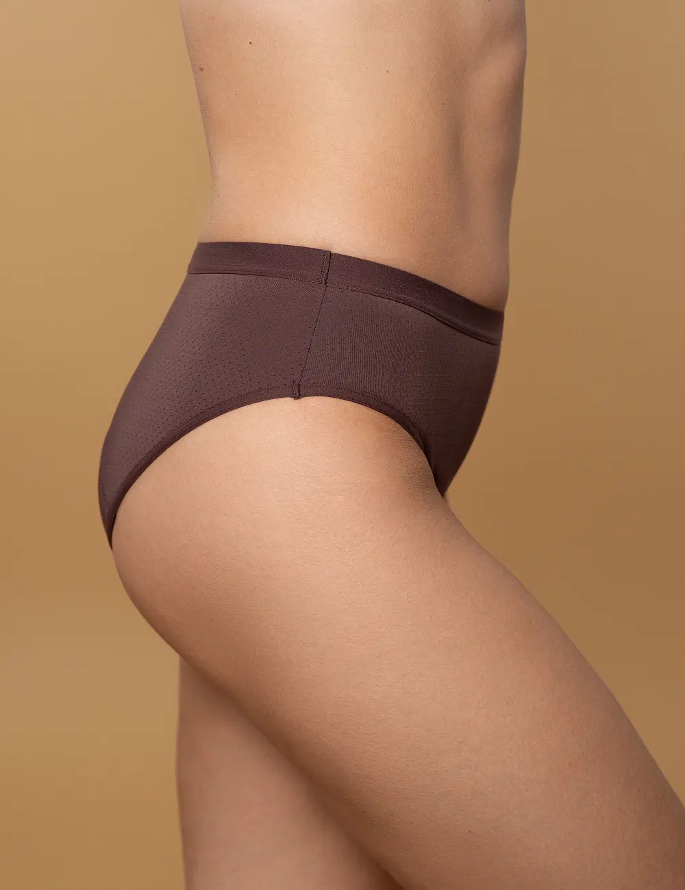 Majtki figi menstruacyjne 001ST mokka