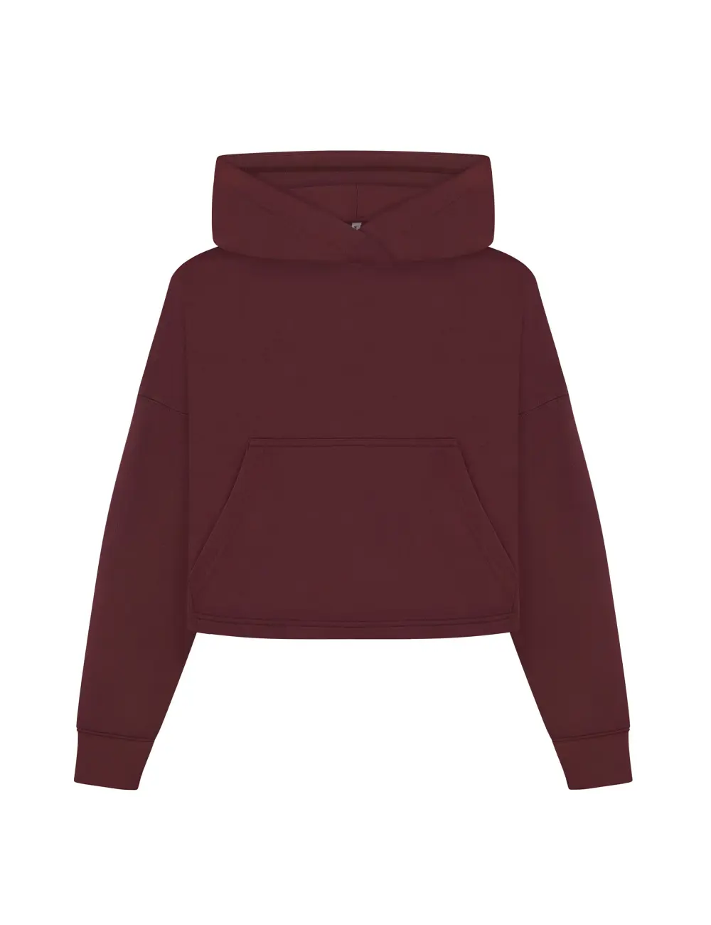 Sweter z kapturem 002AO mahoniowy