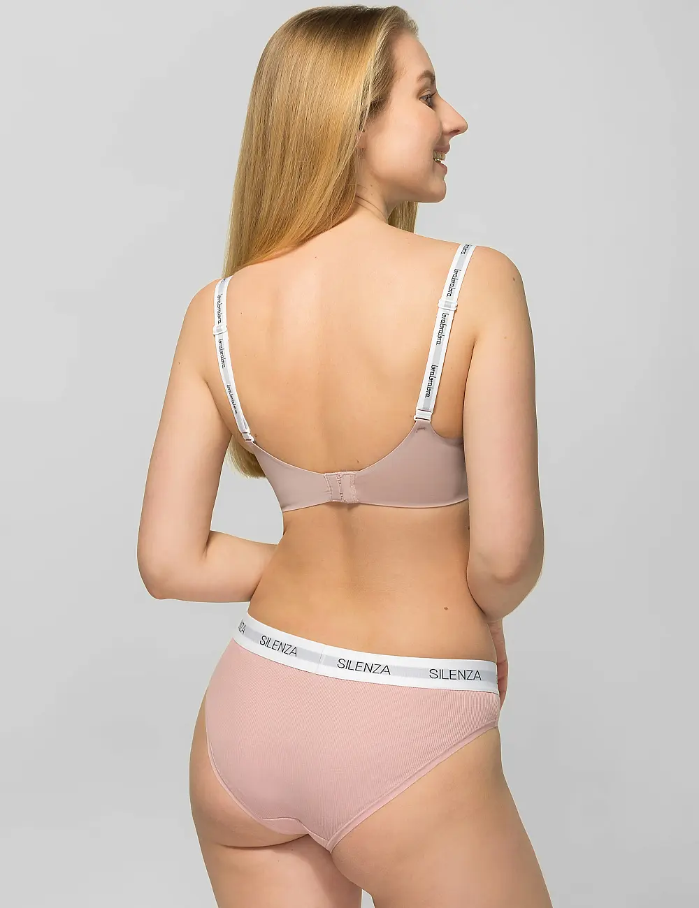 Majtki bikini 201K blady róż