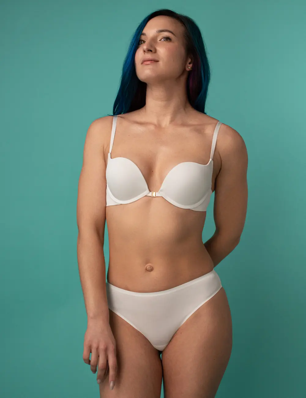 Biustonosz push-up 067C biały