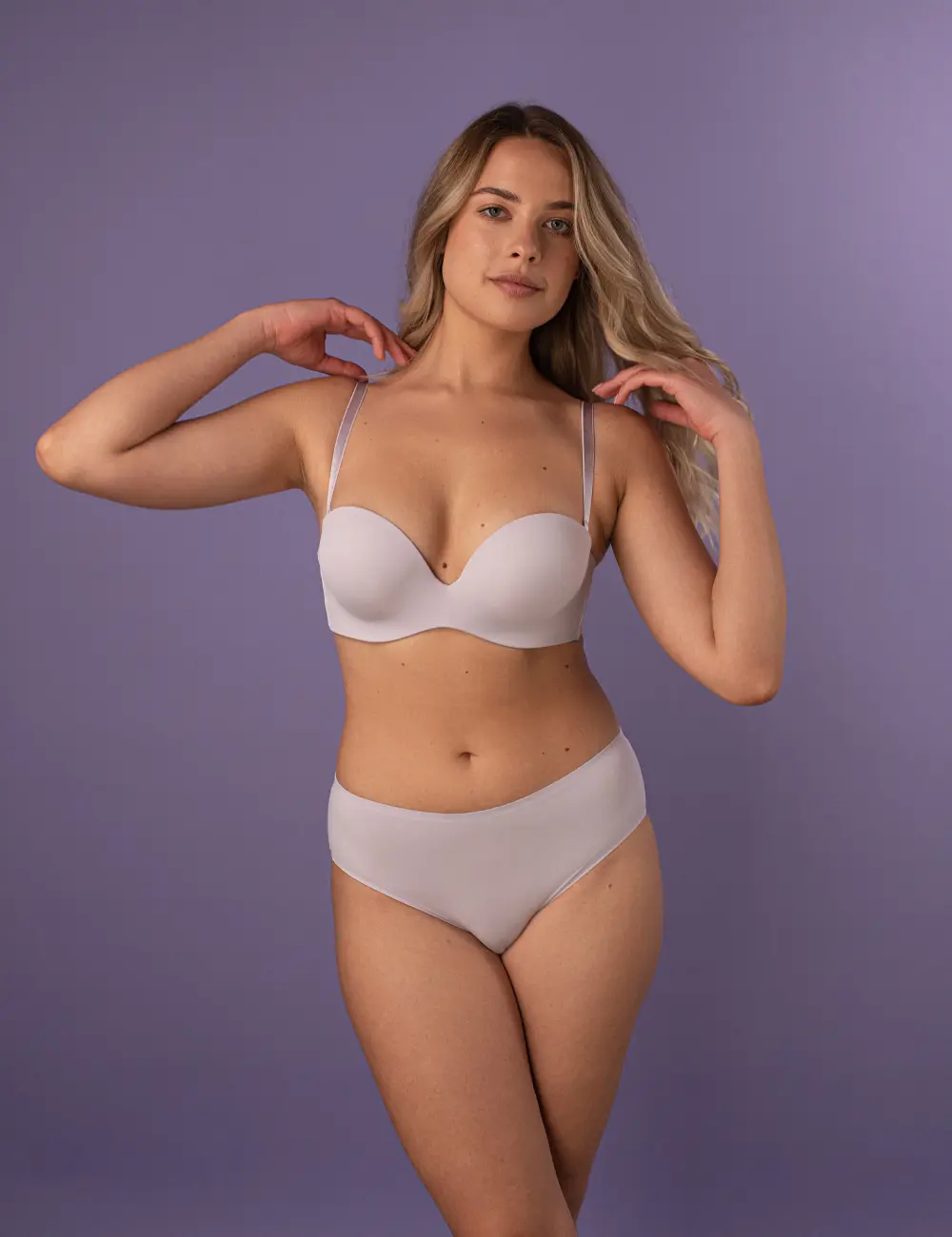 Biustonosz push-up 025C fioletowy