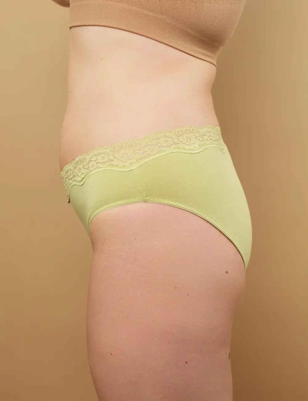Majtki figi 011BS (3 szt.) print/khaki/czarny
